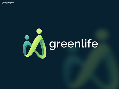 greenlife brand and identity branding design icon illustration logo vector