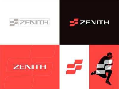 Zenith brand and identity branding design icon illustration logo typography vector