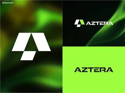 aztera brand and identity branding design icon illustration logo vector