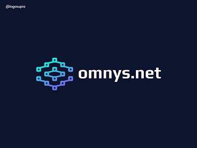 omnys.net brand and identity branding design icon illustration logo vector
