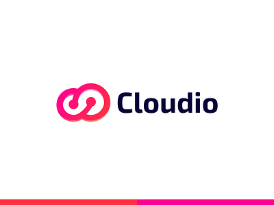 Cloudio brand and identity branding design icon illustration logo typography ui ux vector