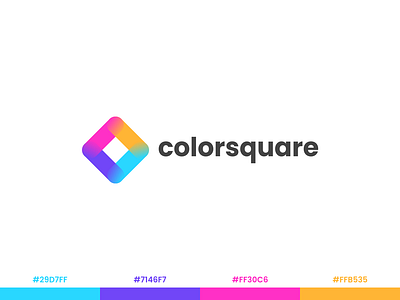 Colorsquare app brand and identity branding design esportlogo flat icon illustration logo minimal negativespace ui ux vector web