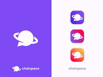 chatspace app brand and identity branding design flat icon illustration logo minimal negativespace ui ux vector web