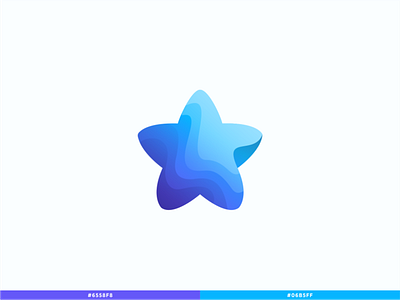 Blue Star app brand and identity branding design esportlogo icon illustration logo logodesign minimal monogram logo uiux vector web webdesign website