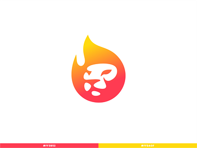 LION FLAME app brand and identity branding design esportlogo icon illustration logo minimal monogram logo package design ux vector