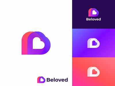 beloved app brand identity branding design icon illustration logo minimal ui vector web