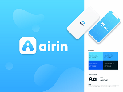 airin app brand and identity branding design icon illustration logo ui vector web