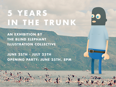 Group Illustration show in Dublin