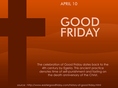 Good Friday art banner brand design christ christian church cross death design design freelancer friday good good friday graphic design illustration illustration design jesus logo design poster sacrifice