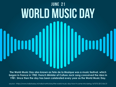 World Music Day brand design brand designer day design equalizer graphic design illustration illustration design logo design logo designer music note rhythm sing song tone typographic typography world world music day