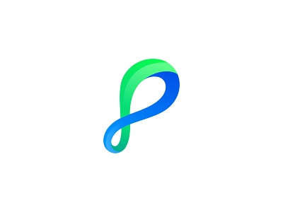 P Abstract Logo