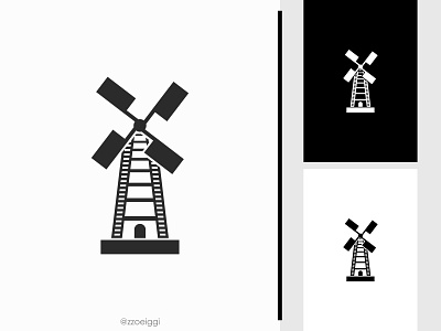 Windmill Film Logo brand design brand designer building camera film graphic design logo design logo designer logo for sale logo idea logo inspiration logo mark logotype movie nature roll tower video wind windmill