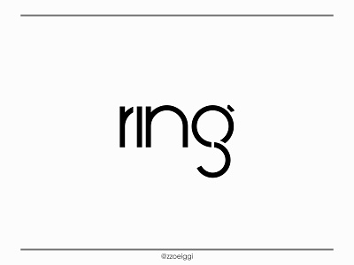 Ring Logo brand design brand designer couple diamond fiance finger gold jewelry lettermark logo design logo designer logo for sale logo idea logo text logotype marriage marry ring wedding wordmark