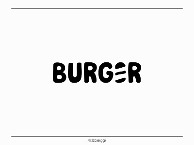 Burger Logo brand design brand designer burger cafe cook eat food illustraion initial mark lettermark logo design logo designer logo for sale logo idea logo inspiration logo mark logo type meal restaurant wordmark