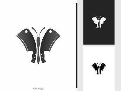 ButcherFly Logo animal beef brand design brand designer butcher butterfly chop fly food illustration insect knife logo design logo designer logo for sale logo idea logo inspiration logomark logotype meat