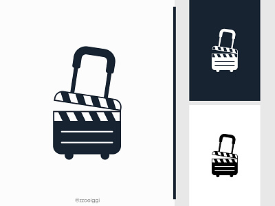 Movie Trip Logo adventure brand design brand designer cinema entertainment film illustration journey logo design logo designer logo for sale logo idea logo inspiration logomark logotype movie theater tour travel trip