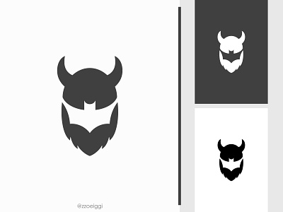 Viking Bat Logo animal bat beard bird brand design brand designer cap face hat horn illustration logo design logo designer logo for sale logo idea logo inspiration logomark logotype pirate viking