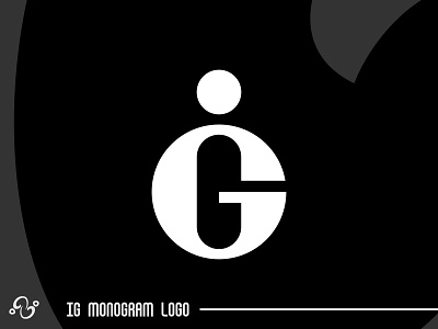 IG Monogram Logo alphabet brand design brand designer ig illustration initial letter lettering lettermark logo design logo designer logo for sale logo idea logo inspiration logomark logotype monogram text typographic typography