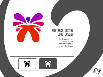 Abstract Dental Logo