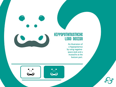 Hippopotamustache Logo