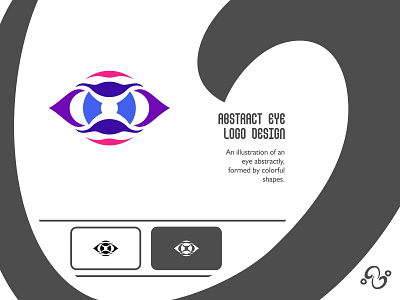 Abstract Eye Logo abstract brand design brand designer color colorful eye illustration logo design logo designer logo for sale logo idea logo inspiration logomark logotype look modern see simple vision visual