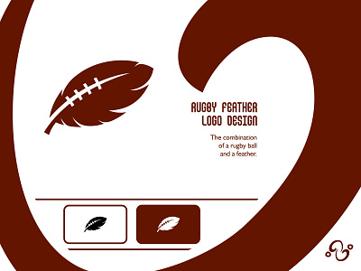 Rugby Feather Logo