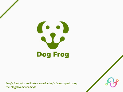 Dog Frog Logo amphibian animal brand design brand designer chihuahua dog frog labrador logo design logo designer logo for sale logo idea logo inspiration logomark logotype pet puppy toad todpole zzoe iggi