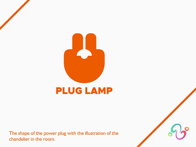 Plug Lamp Logo brand design brand designer chandelier decoration electric electricity equipment lamp light logo design logo designer logo for sale logo idea logo inspiration logomark logotype ornament plug tool zzoe iggi