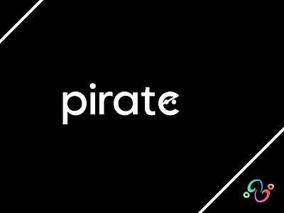 Pirate Logo brand design brand designer initial letter lettering lettermark logo design logo designer logo for sale logo idea logo inspiration logomark logotype one piece pirate sailor typographic typography wordmark zzoe iggi