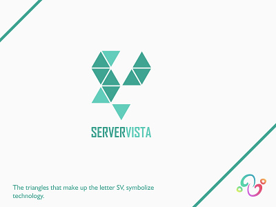 ServerVista Logo (2022) 99designs brand design brand designer company contest game logo logo contest logo design logo design contest logo designer logo idea logo inspiration logomark logotype provider servervista stockholm sweden zzoe iggi