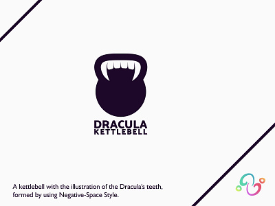 Dracula Kettlebell Logo brand design brand designer dracula exercise fang fitness ghost gym horror kettlebell logo design logo designer logo for sale logo idea logo inspiration logomark logotype vampire workout zzoe iggi