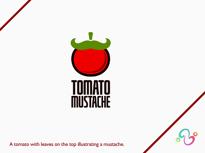 Tomato Mustache Logo