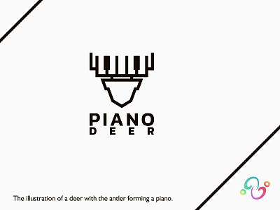 Piano Deer Logo