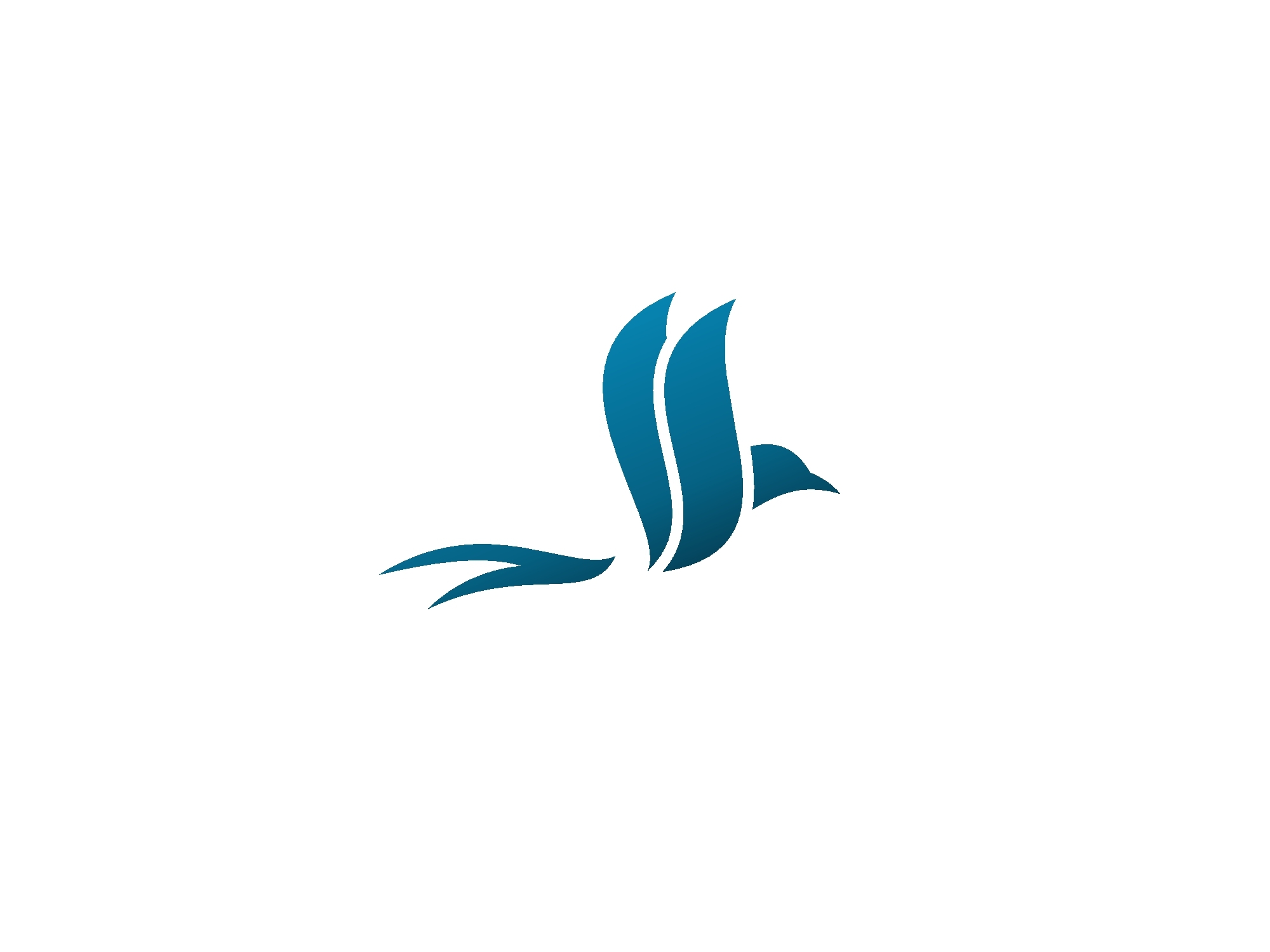 Logo of flying bird. stock vector. Illustration of blue - 80734748