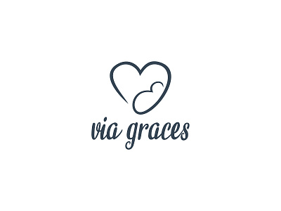 Via Graces Logo baby birth brand identity brand mark clinic consultant corporate identity design freelancer doula graphic design hospital kids logo brand logo corporate logo design logo identity logo project love medical pregnant