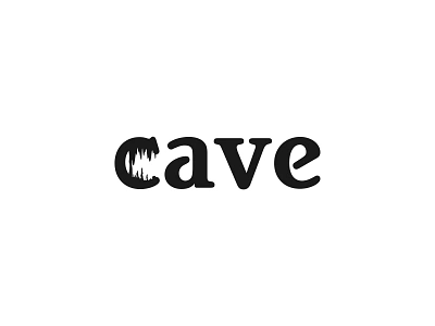 Cave Logo brand identity brand mark canyon cave cliff corporate identity den design freelancer graphic design grotto hole letter logo brand logo corporate logo design logo identity logotype nature stalactite word