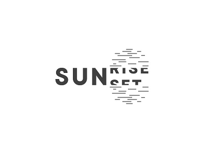 Sun Rise Set Logo brand identity brand mark corporate identity design freelancer earth globe graphic design logo brand logo corporate logo design logo identity logo type ocean other side sea sun sunrise sunset surface world