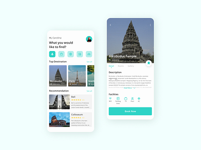 Exploration - Travel App app branding design icon illustration simplicity travel agency travel app ui uiux uiuxdesign ux