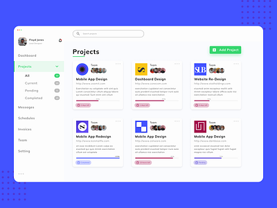 Project Management - Dashboard