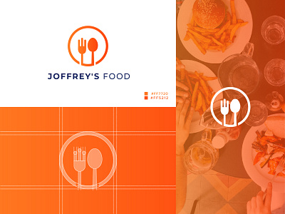 Food logo design template