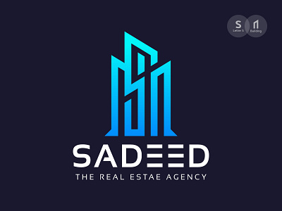 Sadeed - Real Estate Agency Logo house logo modern shapes mortgage real estate agency real estate branding real estate letter logo real estate logo 99designs real estate logo dribbble realtor websites rimongraphics s letter s letter real estate logo s logo sadeed real estate logo visual identity