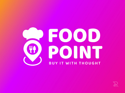 Food Point Logo app design best shots branding burger delivery food app food delivery app food drink food point logo icon logo construction logo identity design logo presentation logomark pizza popular shots product restaurant restaurant branding rimongraphics