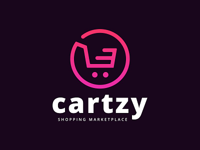 Cartzy Shopping Logo app logo best shots circle creative logo ecommerce logos fashion logo home shopping logo illustration logo logo artist meaningful logo minimalist logo popular shots rimongraphics shop logos shopping app shopping cart shopping logo fonts store logo transport logo