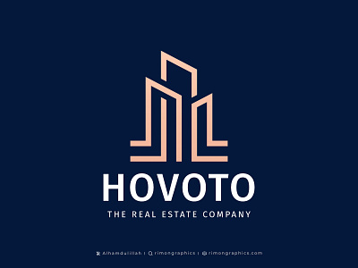 Hovoto Real Estate Logo best dribbble shots branding and identity brokerage building catchy logo gradient homes hovoto real estate logo mockup real estate branding real estate logo real estate logo 99designs real estate logo inspiration real estate logo mockup rimongraphics timeless logo