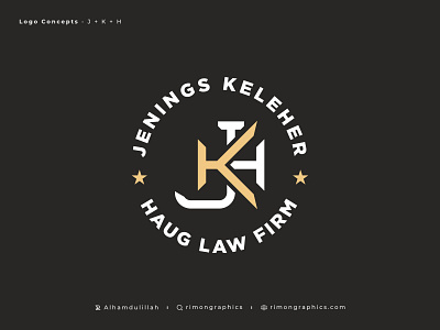 J K H Lawyer Monogram Logo