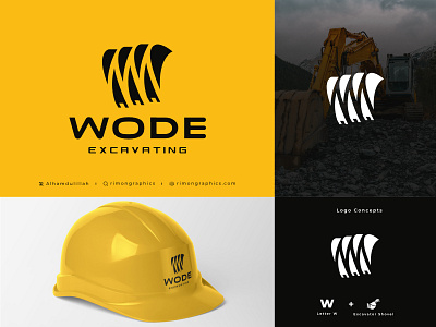 Wode Excavator Logo best construction logos buldozer civil construction logo construction road logo digger logos excavator bulldozer excavator shovel logo farm equipment heavy equipment heavy equipment logo letter excavator logo lettering logoloungebook rimongraphics w excavator logo wode excavator logo