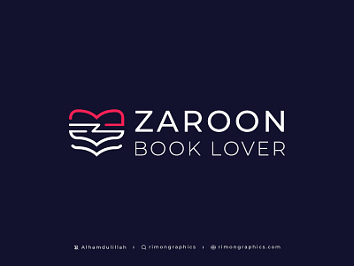 Zaroon Book Love Logo