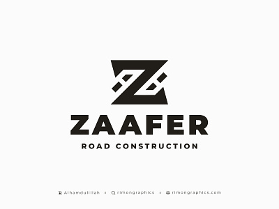 Zaafer Road Construction - Z Letter Logo best construction logos best dribbble shots building logo colorful logo construction app construction branding construction building logo construction civil logo construction logo 99designs house logo real estate logo rimongraphics road builder logo pinterest road construction logo under construction logo z construction logo z letter logo zaafer road construction