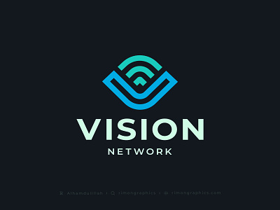 Vision Network - Letter V Logo