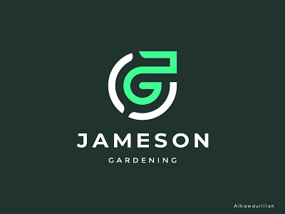 Jameson Gardening Logo affinity flower g logo garden branding garden g logo garden logo mockup jameson gardening logo leaf logo letter g garden logo lettermark nature nature art organic food logo organic logo plant rimongraphics sustainable tree logo vintage